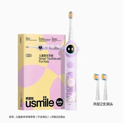 Новая электрическая зубная щётка New Smile Plus Q20 для детей от 3 до 12 лет, с костной проводимостью, Bluetooth и приложением, цифровая зубная щётка - 5