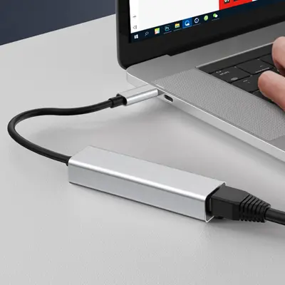 Tip C Gigabit ağ kartı hub USB HUB 100M 3.0 bağlantı istasyonu RJ45 splitter tip C ağ bağlantı noktası