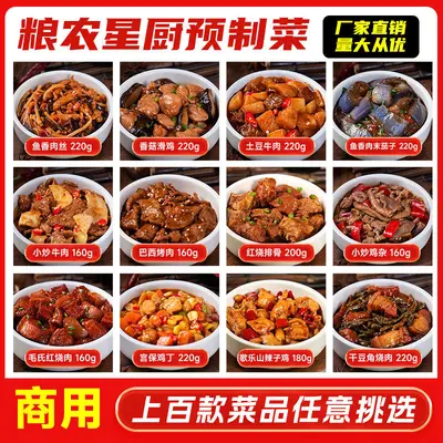 Frozen Ready-Meal Kit for Fast Food and Catering