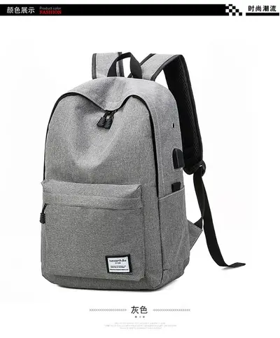 Rucksack, Schulrucksack für Mittelschüler, großes Fassungsvermögen, koreanischer Stil Reiserucksack für Männer und Frauen, College-Style Mode-Computerrucksack, Alltags-Rucksack - 9