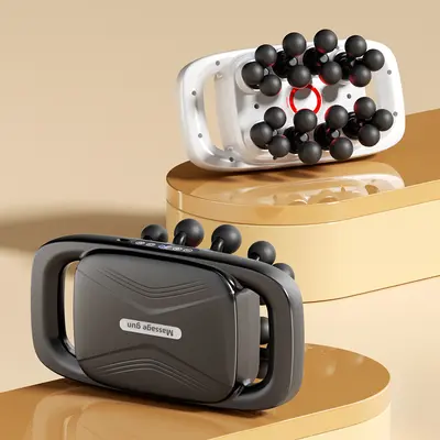 Fascia Massage Gun with 20 Heads for Back Massage - 4