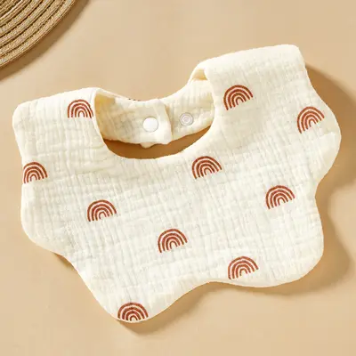 Baby Six-Layer Gauze Pure Cotton Bib, Class A, Thin Style - 8