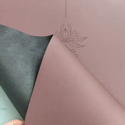 Wear-Resistant PU Rubber Yoga Mat, Wide Matte Surface - 2
