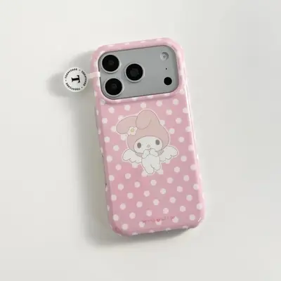 Polka-Dot Hasen Handyhülle für iPhone 16 und 17