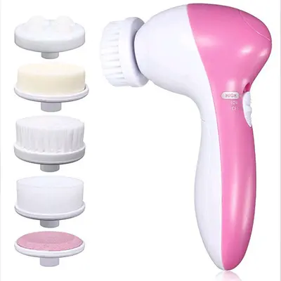 5-in-1 Gesichtsreinigungsbürste, elektrische Gesichtsreinigungsbürste, automatische sanfte Entfernung von Mitessern und Poren-Reinigungsbürste für Gesichtswäsche
