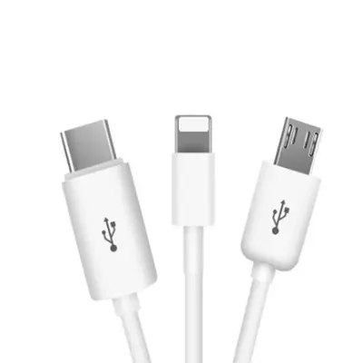 5v2a cep telefonu hızlı şarj üçü bir arada şarj veri kablosu usb bir ila üç Apple Android Huawei type-c için uygun