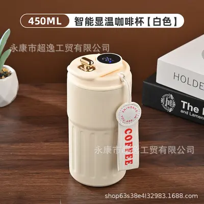 Intelligente Kaffeetasse 316 mit Temperaturanzeige, Thermosbecher aus Edelstahl, spezielle Wasserflasche für Auto, isolierter Becher, Geschenkbecher, Großhandelsverkauf. - 10