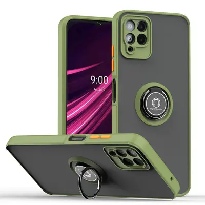 Sınır ötesi uygulanabilir T-Mobile Revvl7Pro cep telefonu kılıfı Qiying Revvl6 halka düşmeyi önleyici kapak Revvl V+ - 9