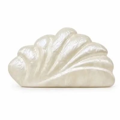 Women's Acrylic Shell Crossbody Bag, Evening Clutch - 3