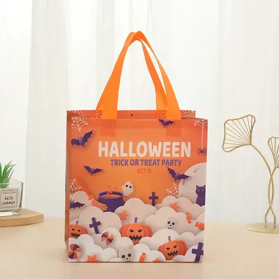Halloween Printed Non-Woven Party Gift Bag for Candy - 12