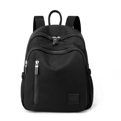 Lightweight Solid Color Textured Backpack, Women's Backpack for Outdoor Travel and Commuti - 13