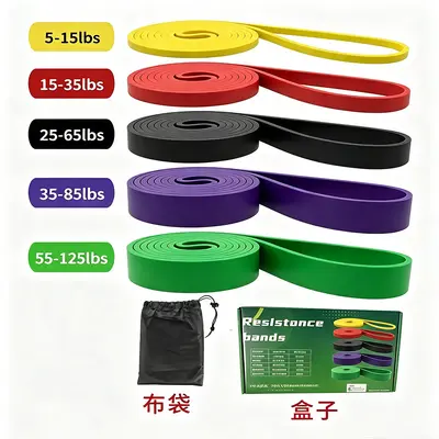 Yoga Resistance Band for Shoulder, Back and Glute Training - 3