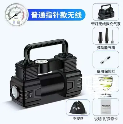 Car air pump wireless smart car air pump wired digital display 12v convenient tire pump - 9