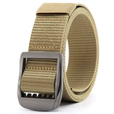 Nylon Tactical Canvas Belt, Outdoor and Casual Use, Japanese Buckle