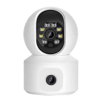 ICSEE dual-lens WIFI surveillance camera with motorized head
