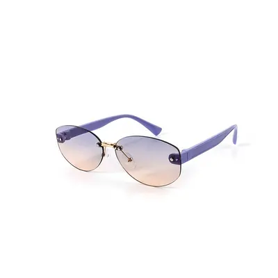 Kindersonnenbrille, oval, rahmenlos, UV-Schutz - 10