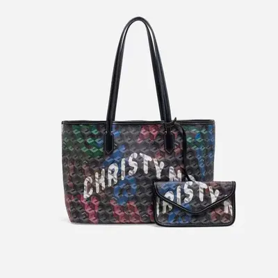 Cross-border Foreign Trade Best-selling Christy ng Large Capacity Tote with Detachable Pouch Trendy Single Shoulder Shopping Bag Women's Handbag