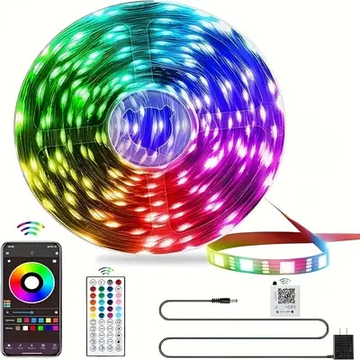 Grenzüberschreitende 24V-Lichtstreifenset mit 44 Tasten-Infrarot-Bluetooth-Magischer Lichtstreifen LED-Lichtstreifen Weihnachts-RGB-Lichtstreifen Atmosphärenlicht - 8