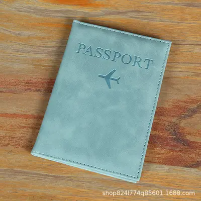 New Popular Cross-Border Passport Protective Case PU Passport Holder Ticket Holder Spot Wholesale Factory Direct Sales Wholesale - 11