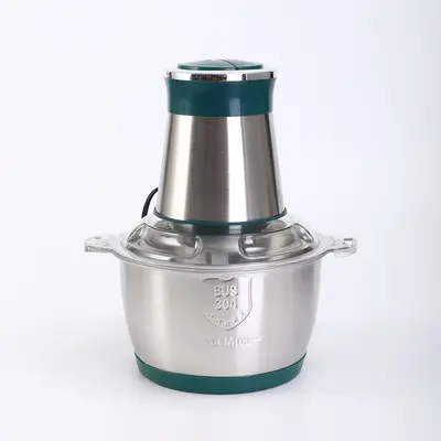 跨境绞肉机家用电动多功能料理机搅拌机搅馅绞馅机蒜蓉泥器批发