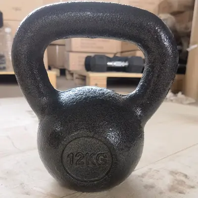 Painted Cast Iron Kettlebell for Hip and Muscle Training