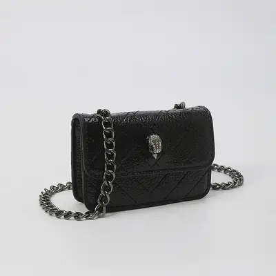 Women's Quilted Chain Mini Square Crossbody Bag