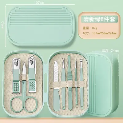Professionelle Nagelschere und Ohrlöffel-Set, tragbar - 7