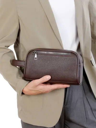 Herren-Clutch mit Zahlenschloss und Diebstahlschutz