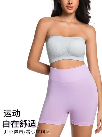 Damen-Yoga-Dreiviertelhose, Stretch, Po-Effekt, hohe Taille