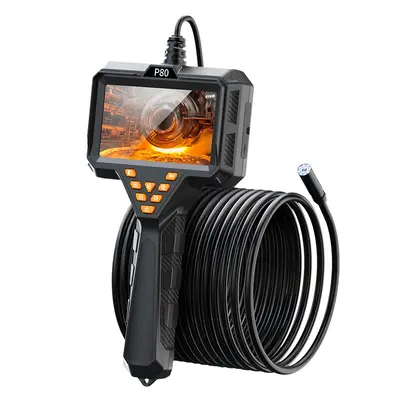 High-Definition Industrie-Endoskop P80 wasserdicht 4,3 Zoll Display Rohrleitungsprüfer Kfz-Wartungsprüfgerät 8mm Objektiv