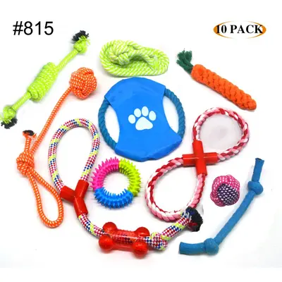 Cotton Rope Dog Ball, Chew-Resistant, for Puppies - 2