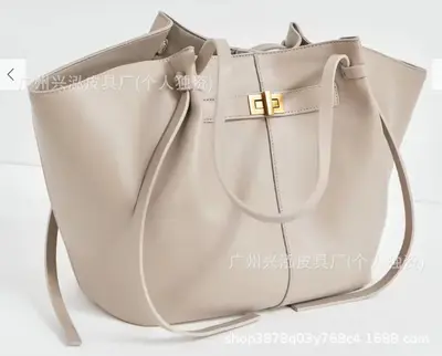 Large-Capacity Tote Bag, Bat-Shaped Wing Handbag - 10