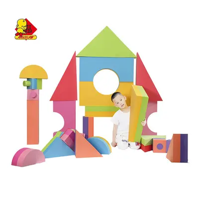 厂家直销eva软体泡沫海绵积木孩子幼儿园游乐场玩具城堡搭建