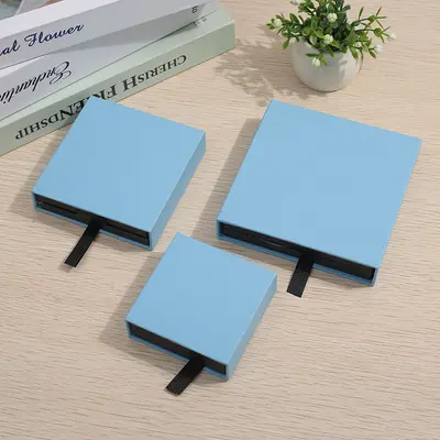 In Stock Transparent PE Film Suspended Box Jewelry Packaging Box Nail Art Display Box Accessory Drawer Box - 10