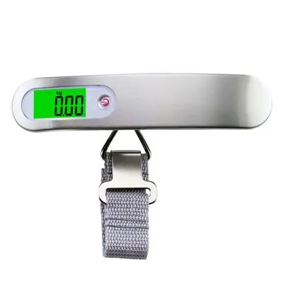 Yeni taşınabilir bagaj ölçeği 50 kg küçük dijital terazi toptan ev küçük ölçekli taşınabilir bagaj ölçeği kanca ölçeği - 6