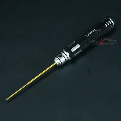 PYFORE RC model tornavida seti, titanyum kaplı altıgen iç anahtar, 3 parça