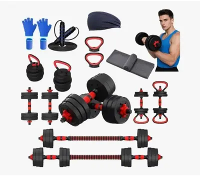 Cement dumbbell set, adjustable weight