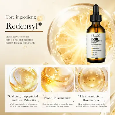 60ml hair protection oil with saw palmetto and biotin