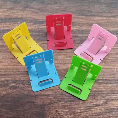 Portable desktop phone holder, foldable, tablet compatible - 8