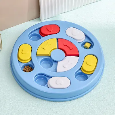 Dog Puzzle Toy Feeder with Anti-Choke Slow Feeder Bowl - 5