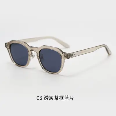 Retro TR90 Polygon Polarized Punk Sunglasses for Men and Women - 11