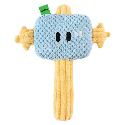 Игрушка для собак Whack-a-Mole Hammer Toy Chew Squeaky Interactive Durable Chew Dog Toy Pet Plush Toy Wholesale - 6
