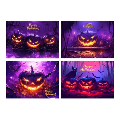 Grenzüberschreitende Amazon Halloween-Grußkarte handschriftliche Dankeskarte Segenswunsch-Nachricht Geschenkkarte Dekoration kleine Karte englische Version