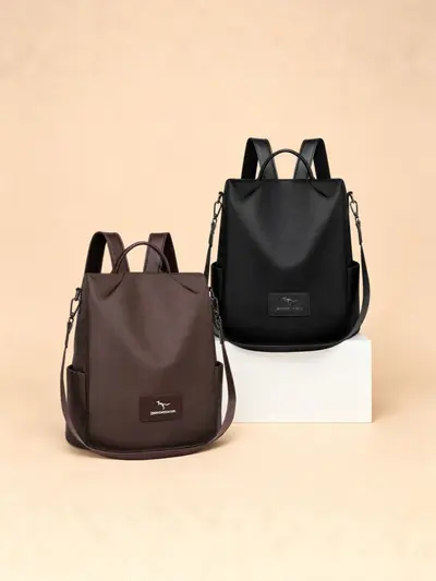 Lightweight Nylon Women's Backpack, Two-Way Wear, Student and Commuter - 1