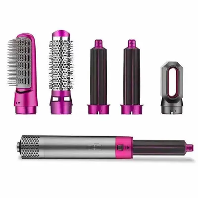 5-in-1 Hair Dryer, Negative Ion, Automatic Hair Styling Comb and Straightener