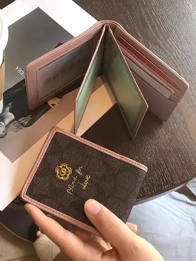 Ehliyet Kılıfı Deri Cüzdan, İnce Model, 2'si 1 Arada Koruyucu Kapak