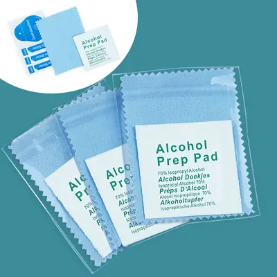 Gehärtete Folie Anwendungswerkzeug-Set, Hydrogelfolie-Schaber, vierteiliges Set mit Alkoholtuch, Staubentferner, Handy-Reinigungsset in OPP-Tasche - 10