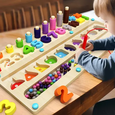 Kinder Magnetisches Perlenlabyrinth, Stift, frühkindliche Bildung - 10