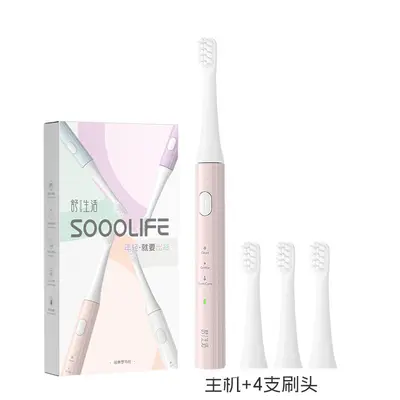 Electric toothbrush adult sonic vibration soft bristles long battery - 7
