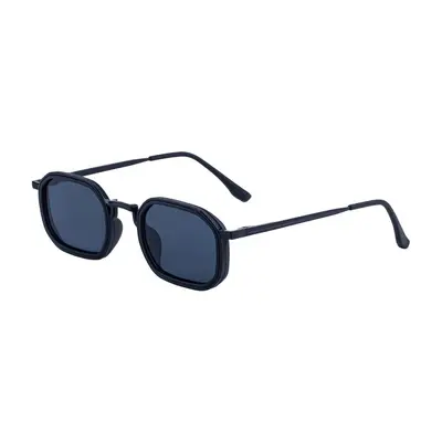 Square Frame Retro Men's Sunglasses with Spring Hinges and UV Protection - 7